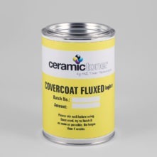 Ceramictoner Covercoat Fluxed Inglaze is coating with inglaze flow. The coating is in a can and is suitable for high-temperature areas. The varnish is yellowish.